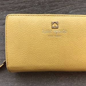 Kate Spade yellow wallet